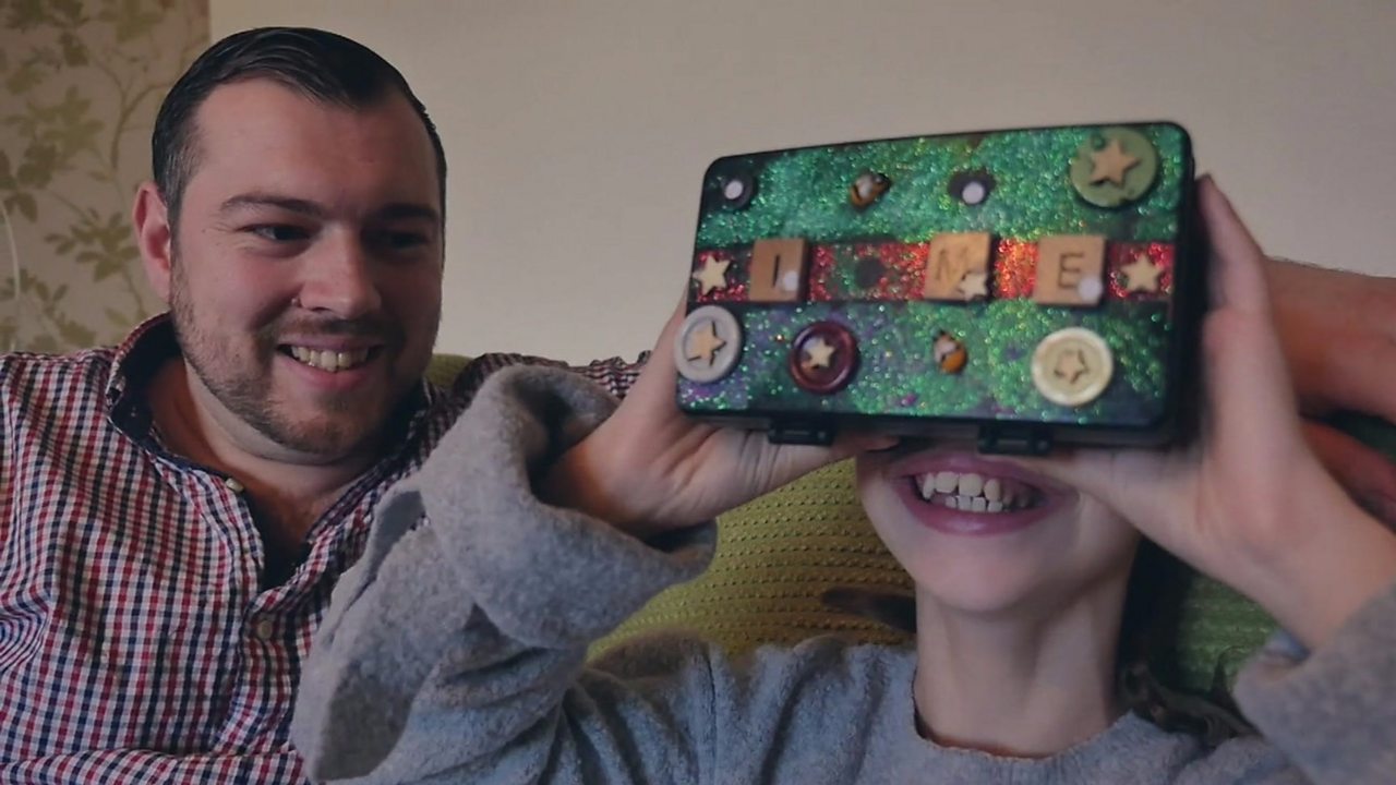 Dad creates VR world to help daughter