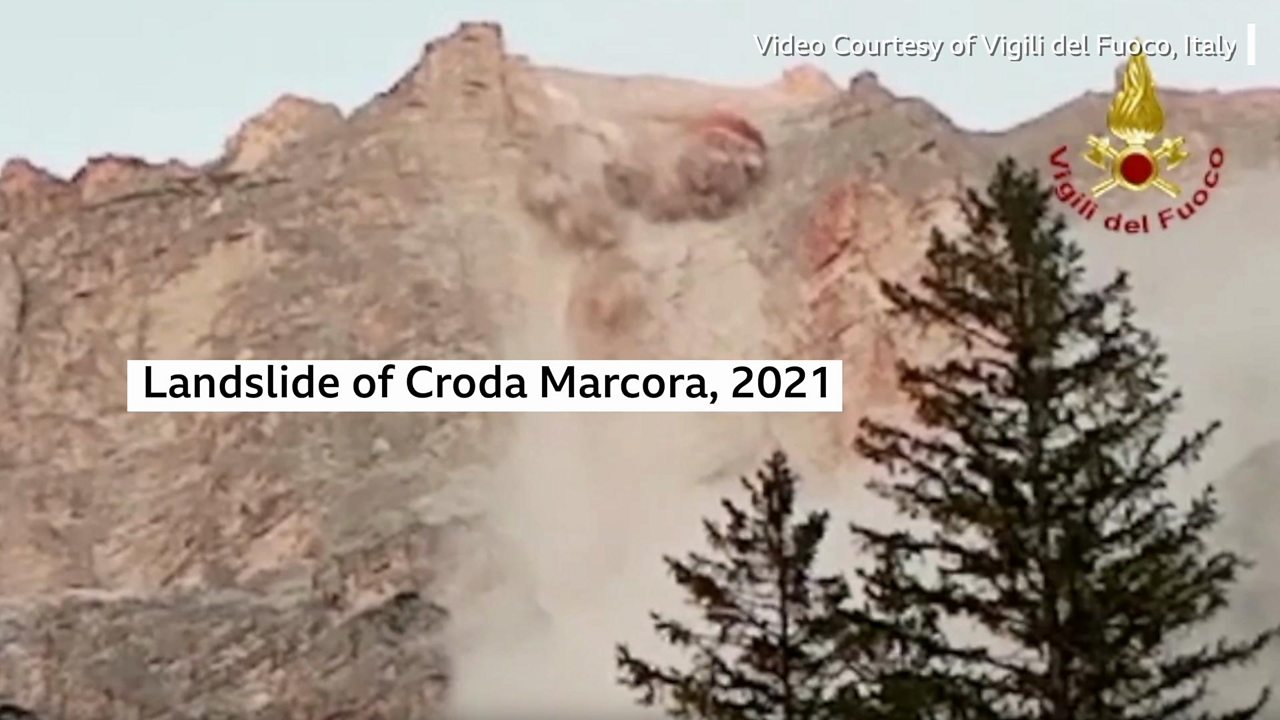 Croda Rossa collapse