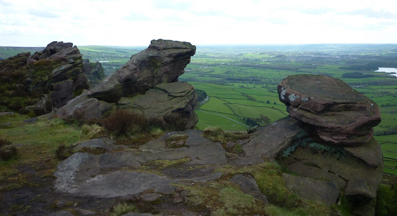 How the Roaches in the Peak District were formed