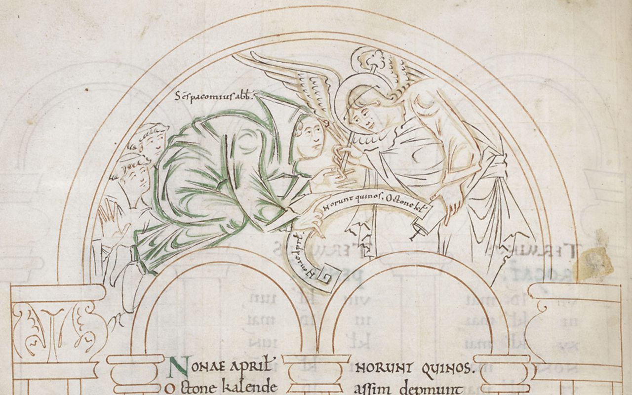 Egyptian monk St Pachomius was said to have received the Easter Tables from an angel.