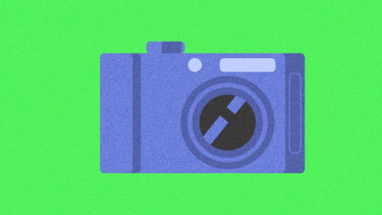 Illustration of a camera for Learning, Schools, Teachers, KS1 computing