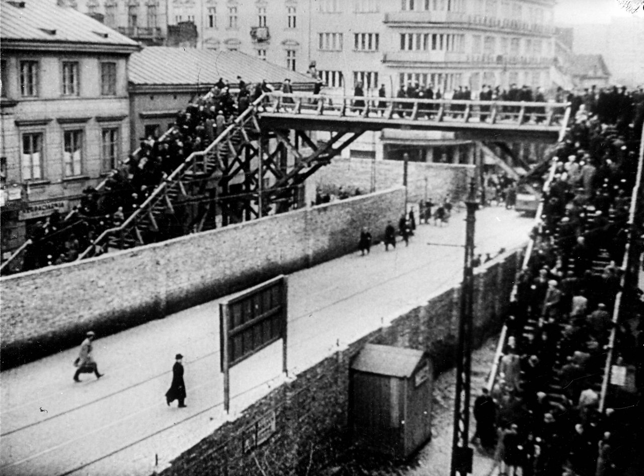 The Warsaw Ghetto in 1941.
