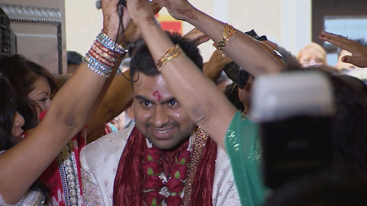 A Hindu wedding ceremony