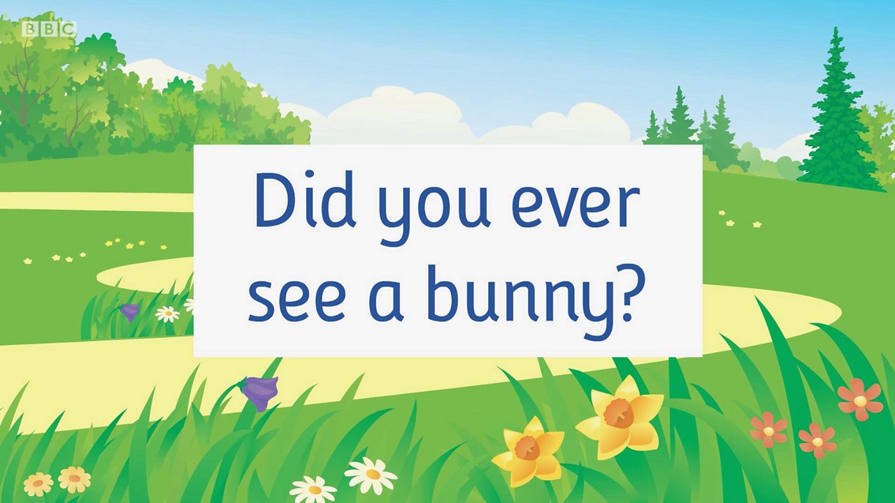 Did you ever see a bunny?