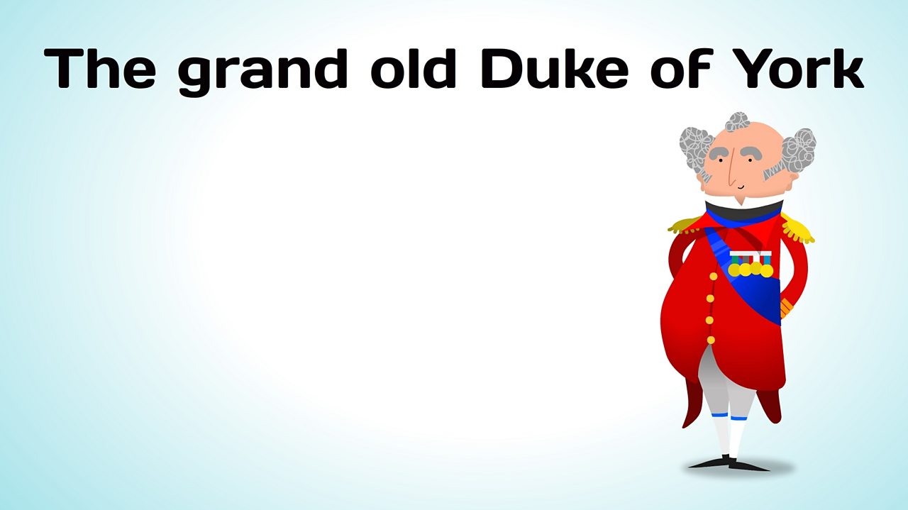 The grand old Duke of York