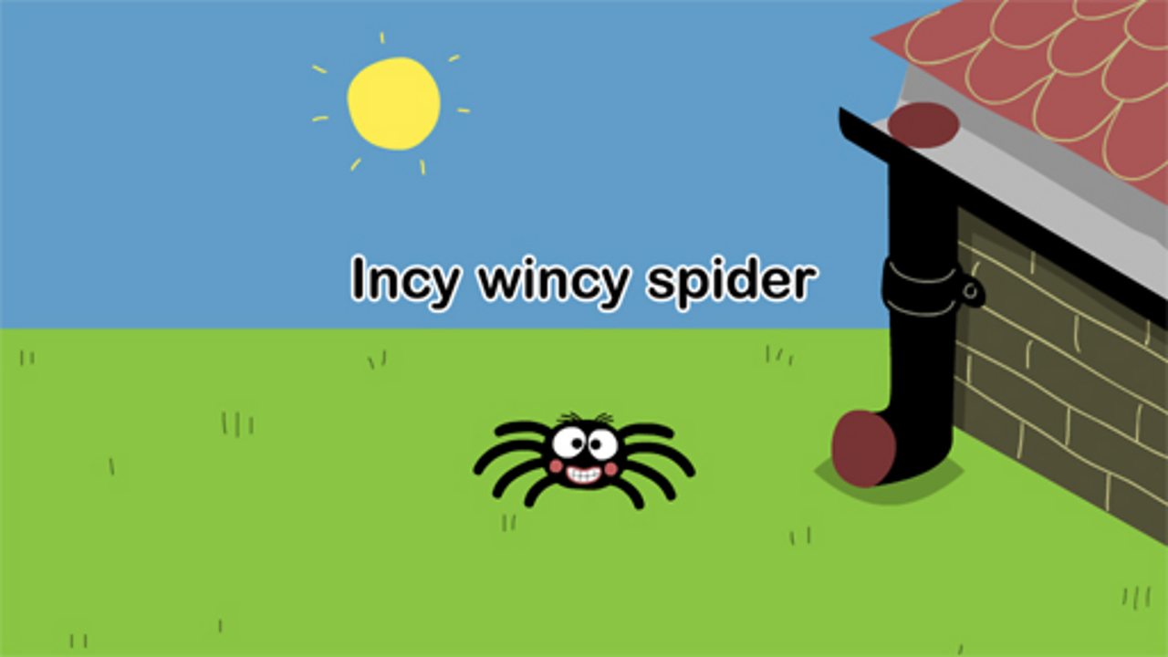 Itsy Bitsy Spider Waterspout Clipart