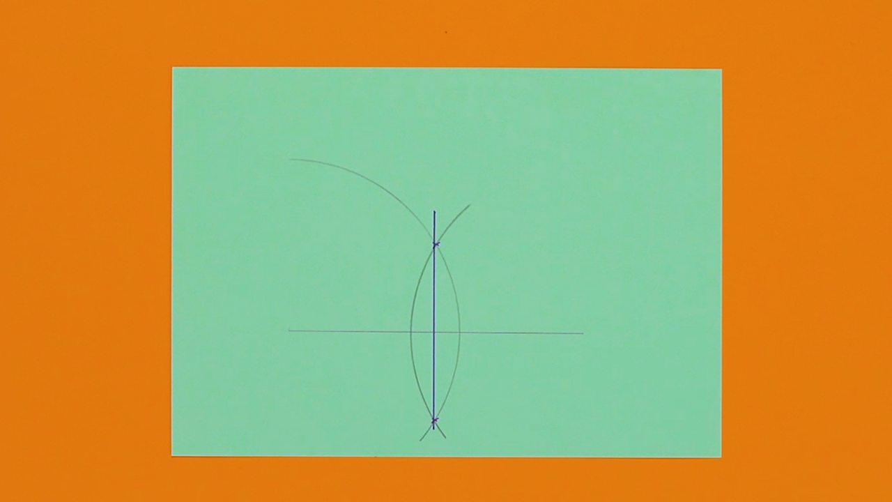 An image showing a bisected line