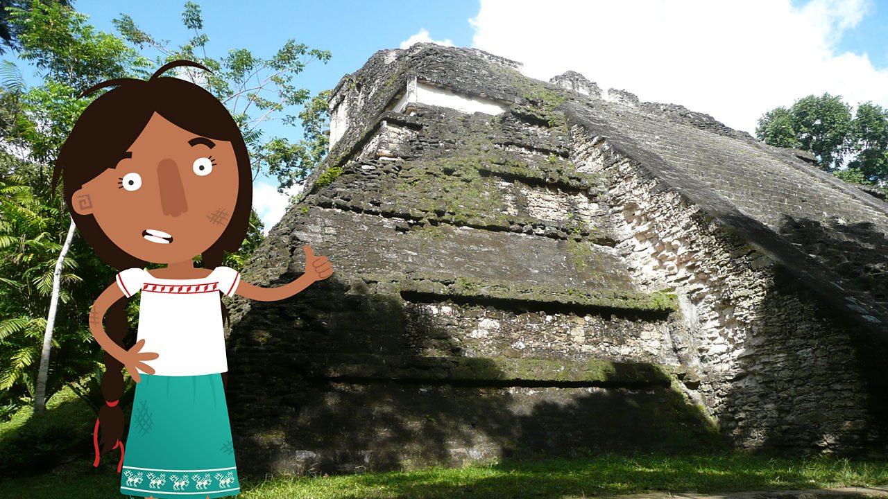 Jade stood at the bottom of a pyramid