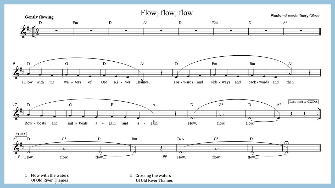 Music - Flow, flow, flow