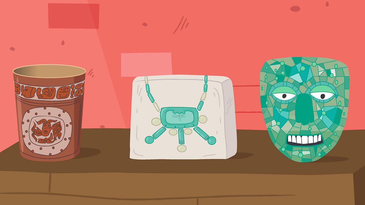 Three items from the Maya era