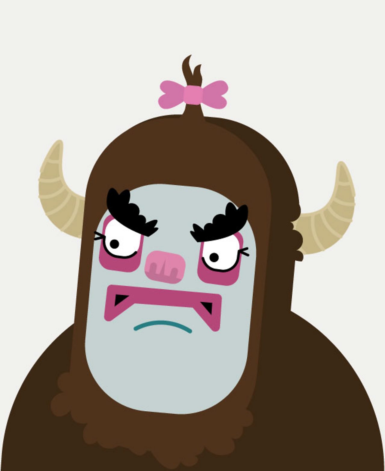 An angry looking Yeti