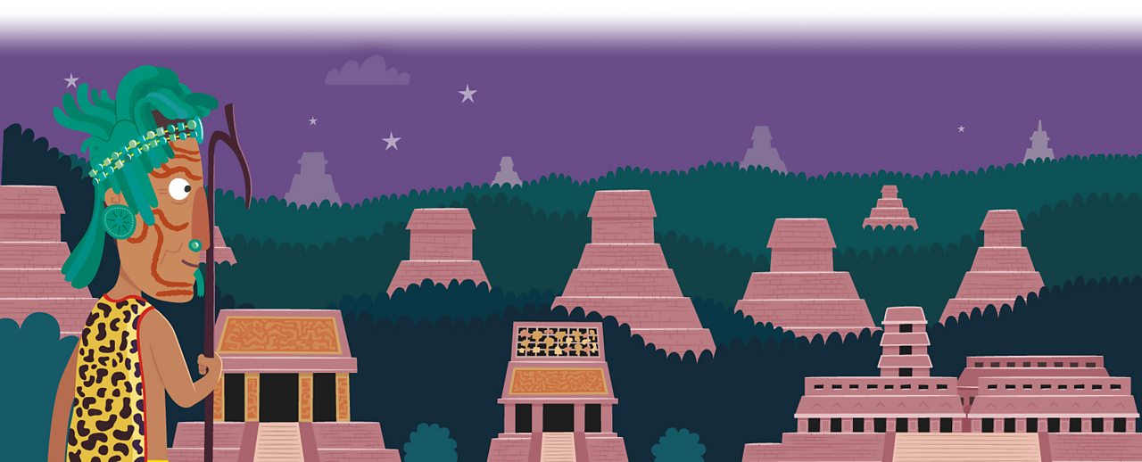Pakal the Great looking over his city.
