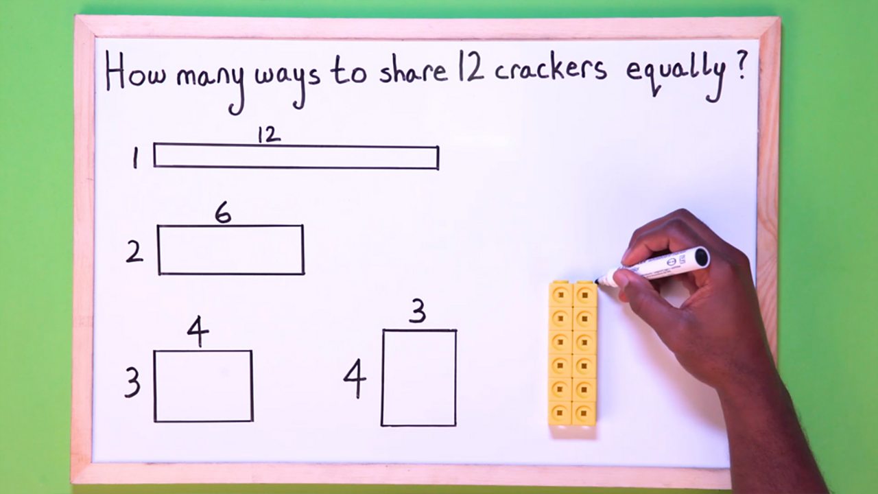 How to find factors using rectangular numbers BBC Bitesize
