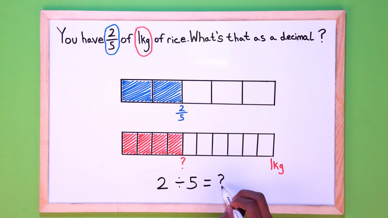 How to convert fractions to decimals - BBC Bitesize