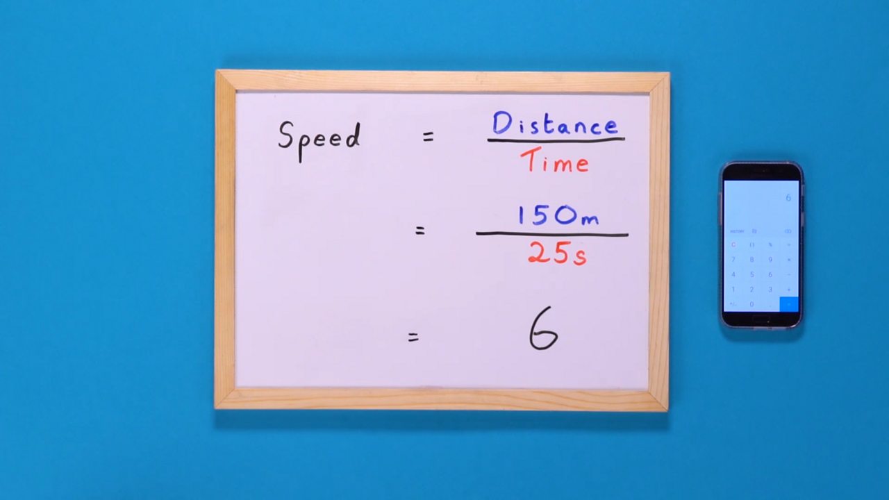 Calculating speed, and time - BBC Bitesize