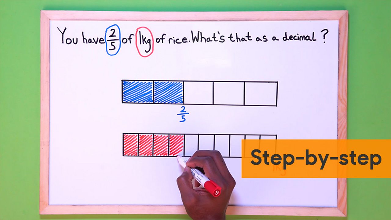 How To Convert Fractions To Decimals Bbc Bitesize