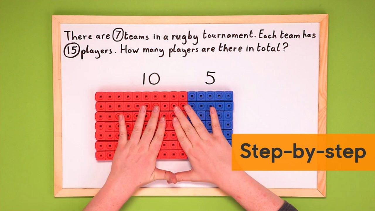 How to visualise multiplication with an array - BBC Bitesize