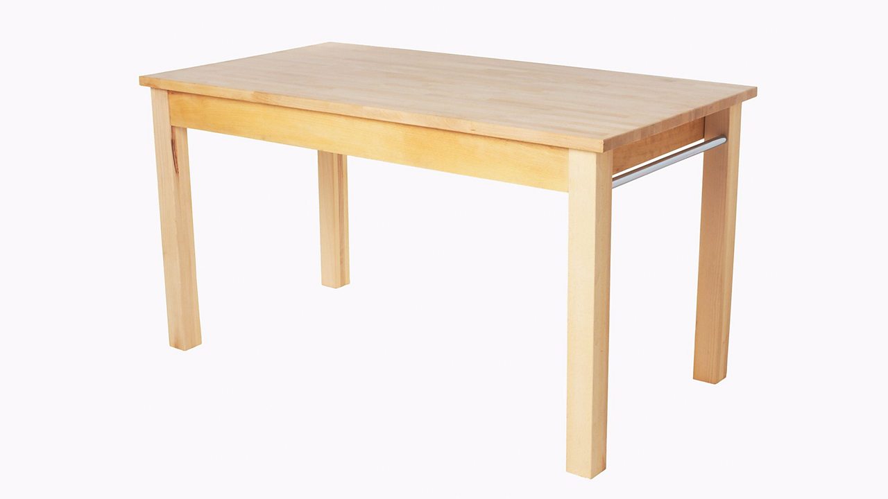 A simple wooden table