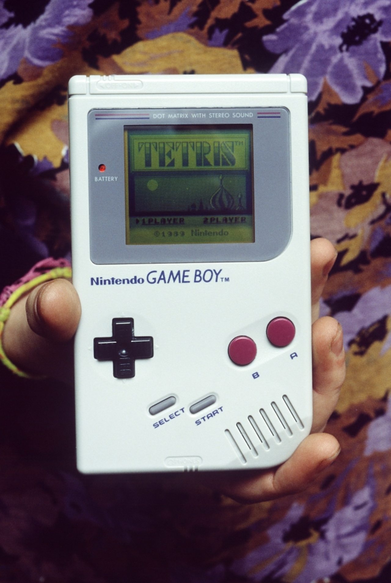 tetris on a gameboy