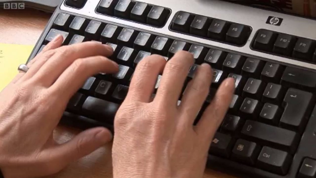 teaching typing keyboard