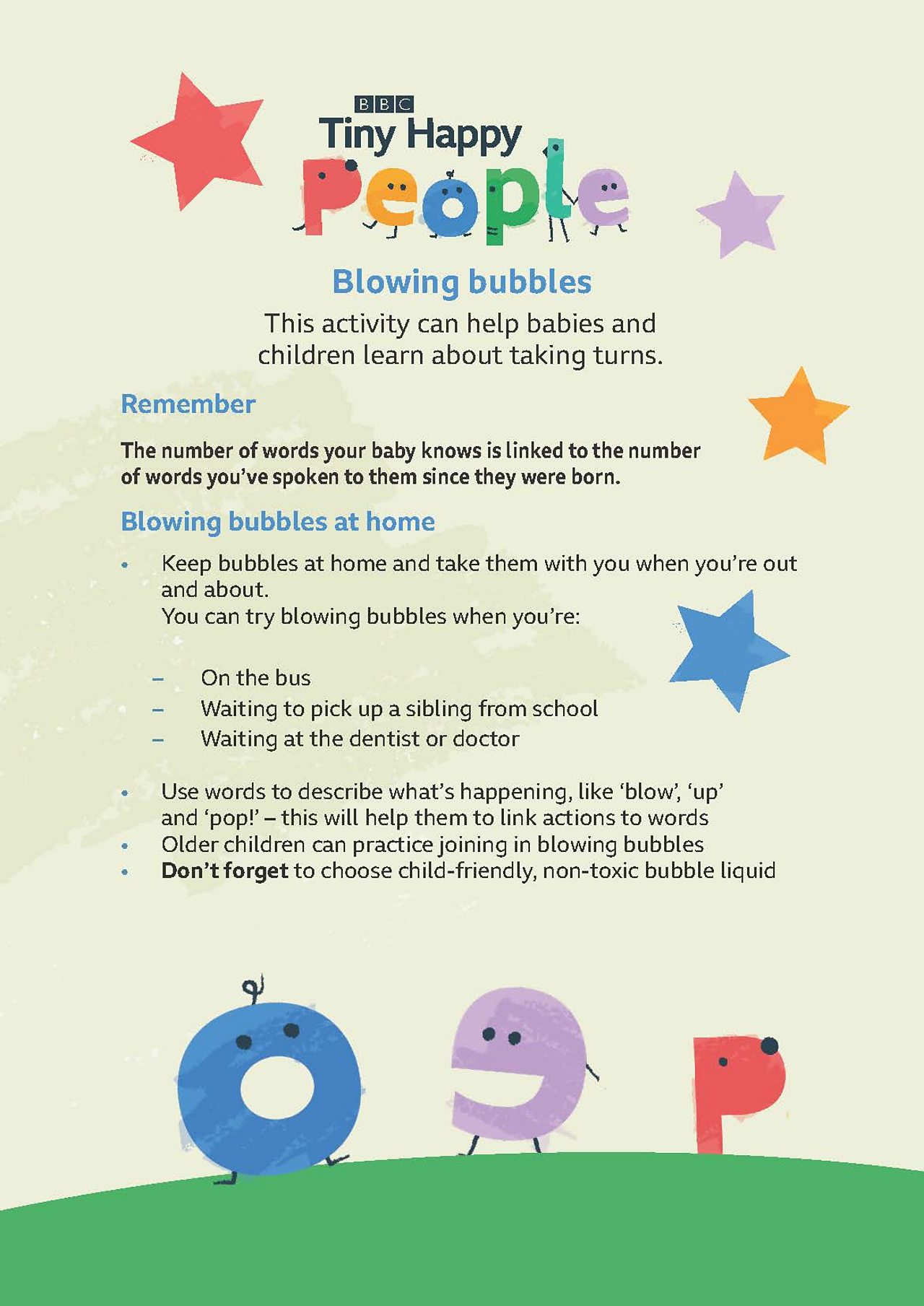 Stay and play organisers and parents activity sheets to download ...