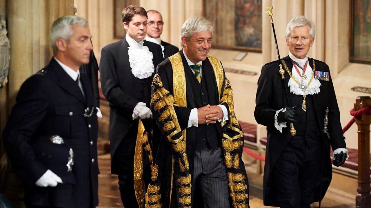 John Bercow at the State Opening of Parliament