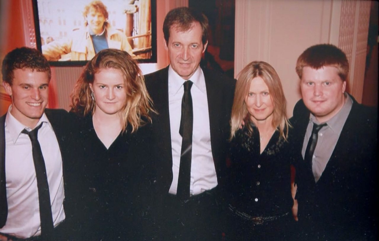 A family photo of the Campbells.