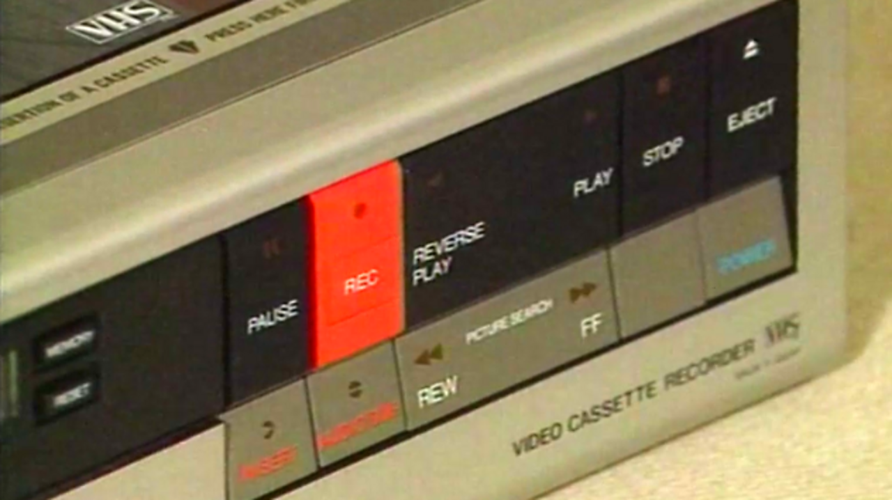VHS video editing, 1987