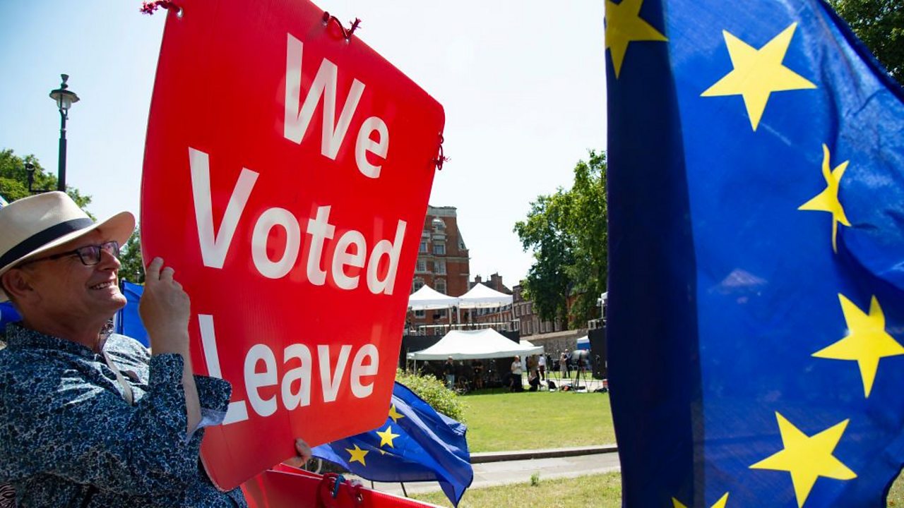 Brexit signs