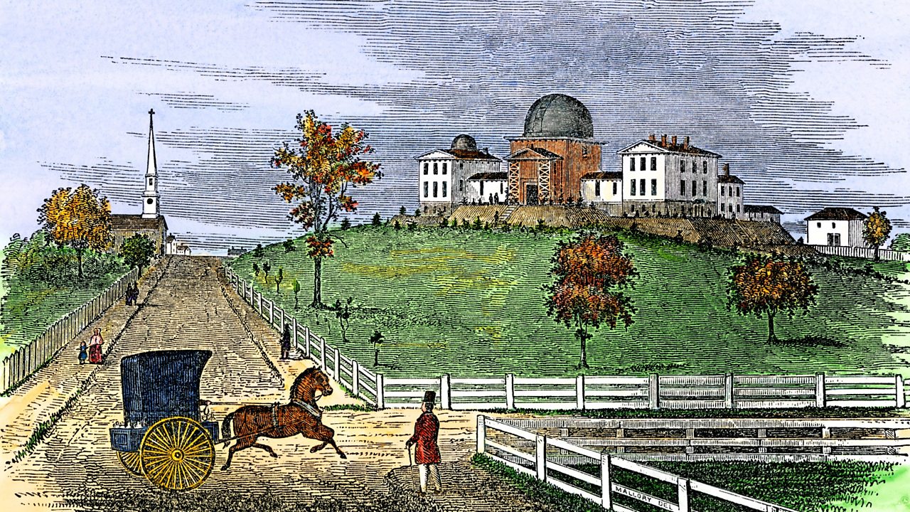 A colour illustration of Harvard College Observatory