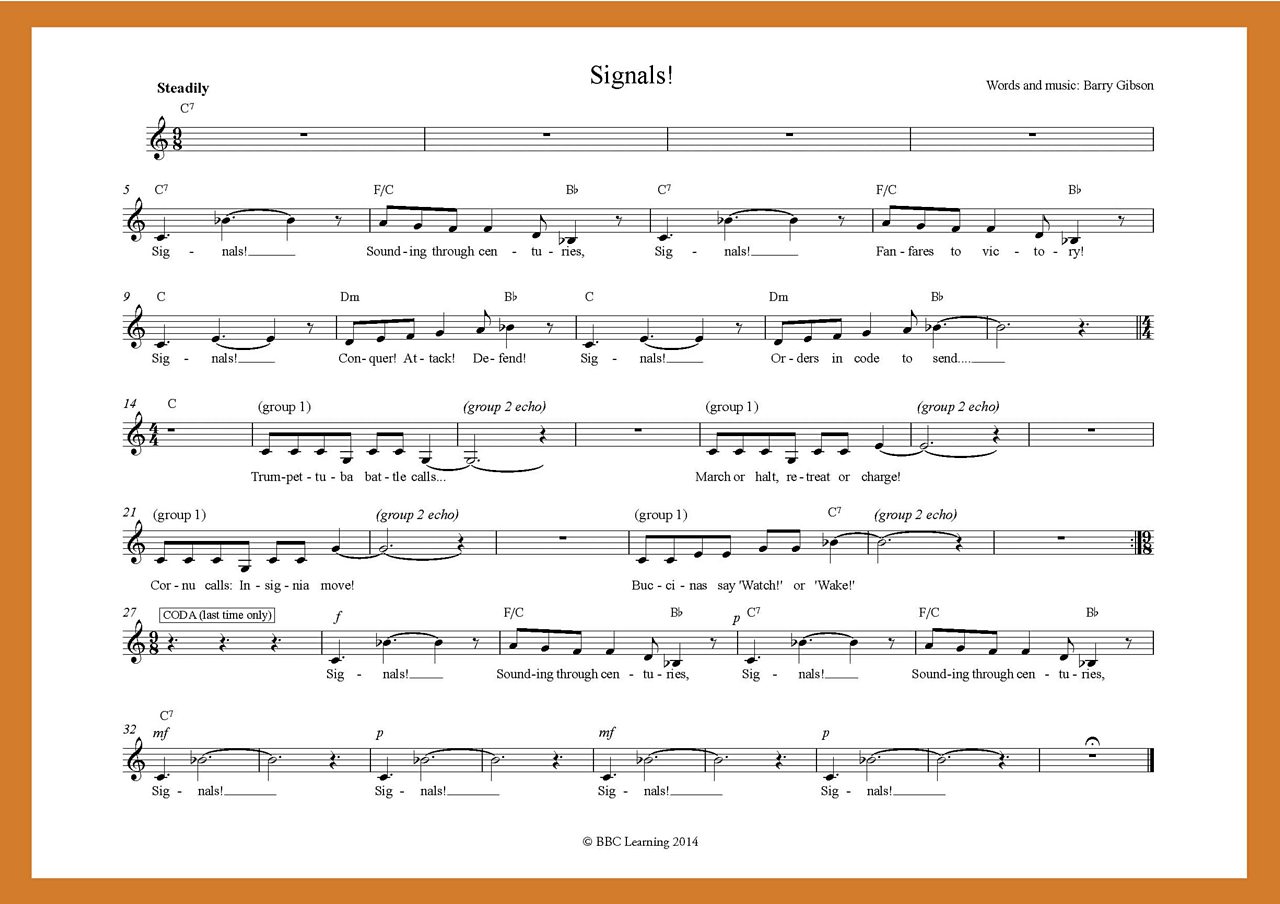 Rocking Romans! Song 1 Signals! BBC Teach