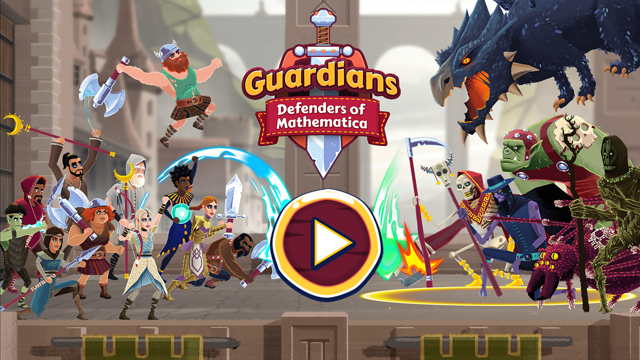 Play Guardians Maths Game Primary Games Fun Online Games For Kids Bbc Bitesize Bbc Bitesize