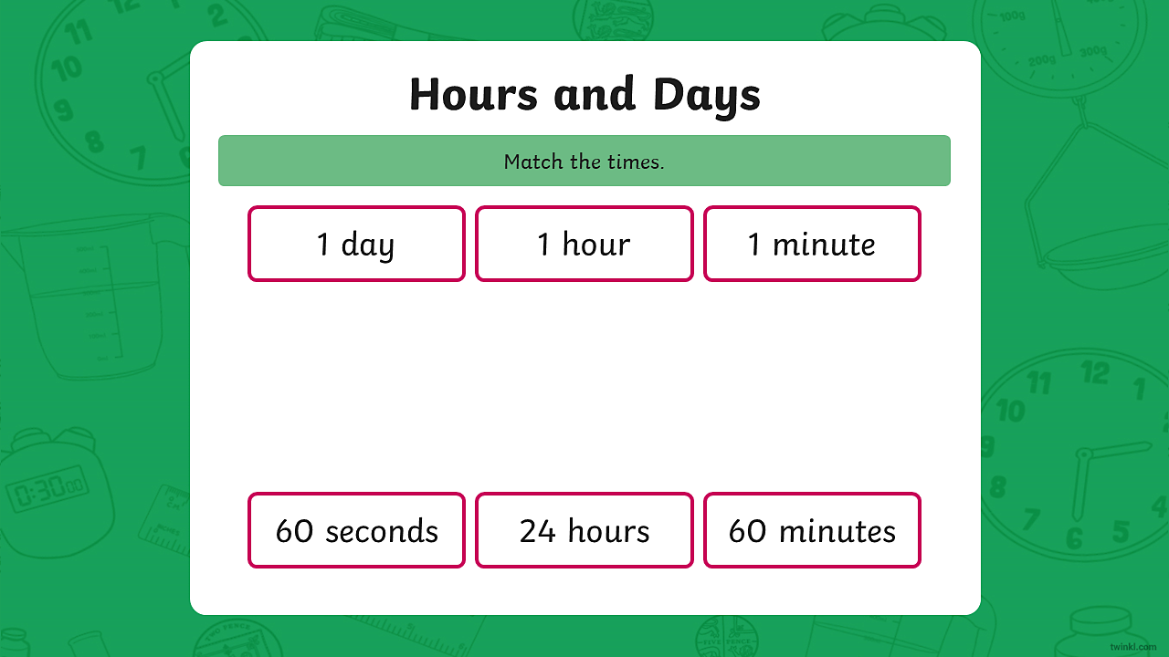 Hours And Days Year 2 P3 Maths Home Learning With c Bitesize c Bitesize