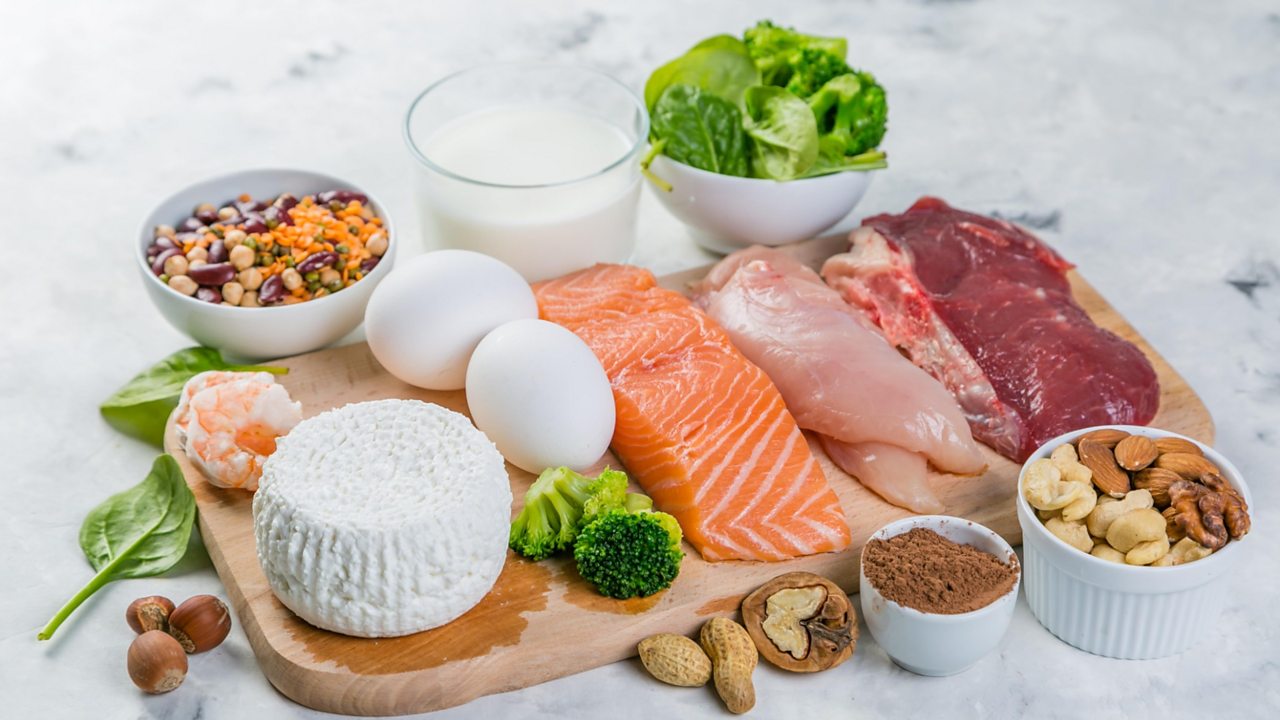 A variety of protein sources