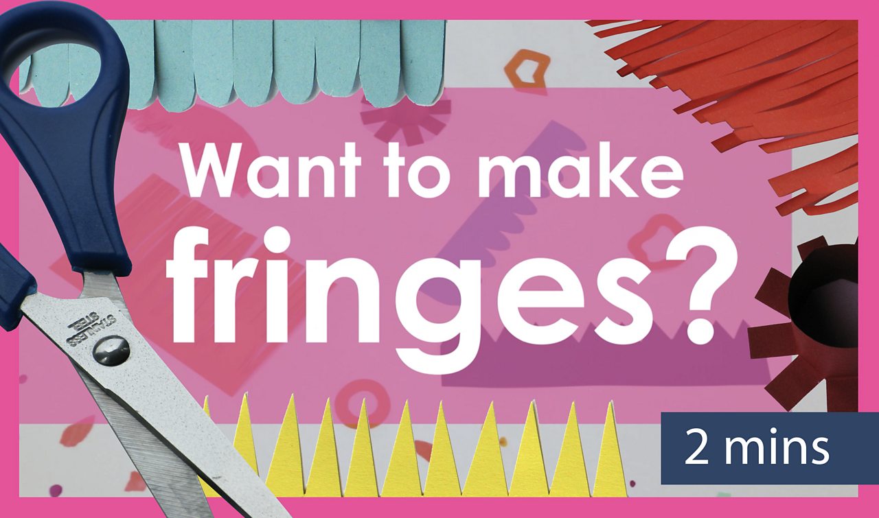 Get crafty with paper fringes