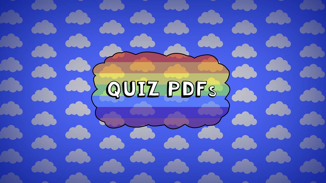 Blue quiz - questions and answers