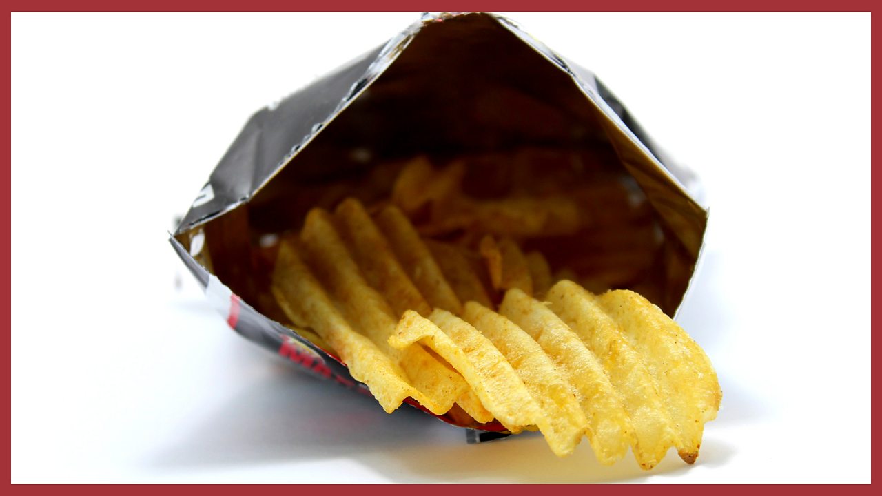 Image: a packet of potato snacks