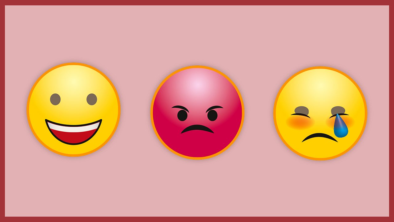 Image: happy / angry / sad emojis