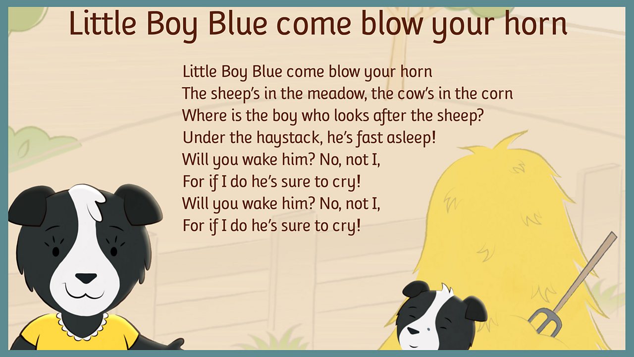 Little Boy Blue come blow your horn - BBC Teach