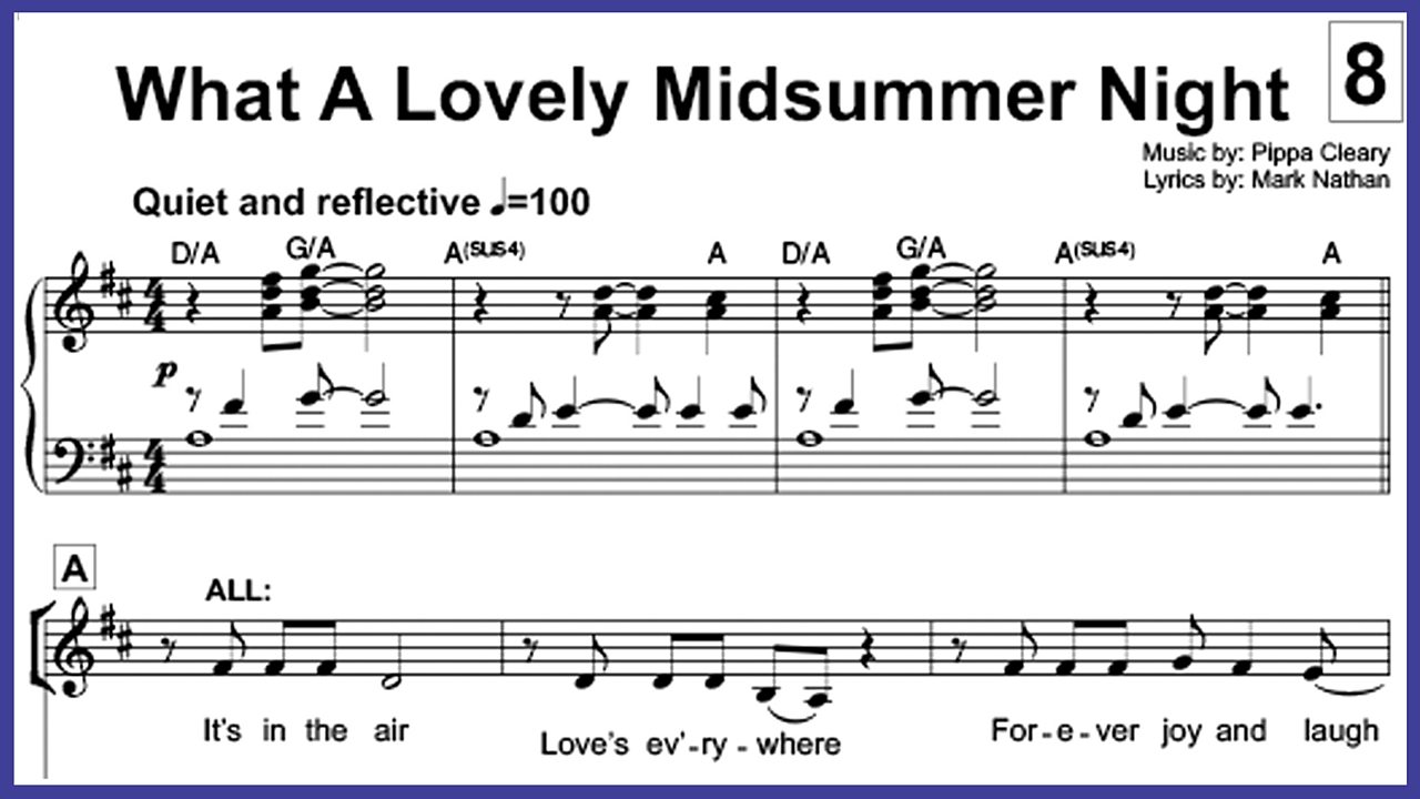 What a Lovely Midsummer Night - Music