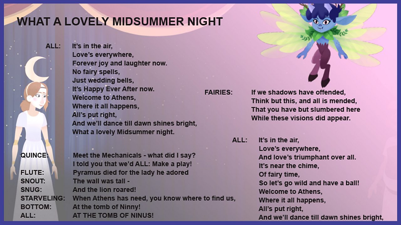 What a Lovely Midsummer Night - Lyrics