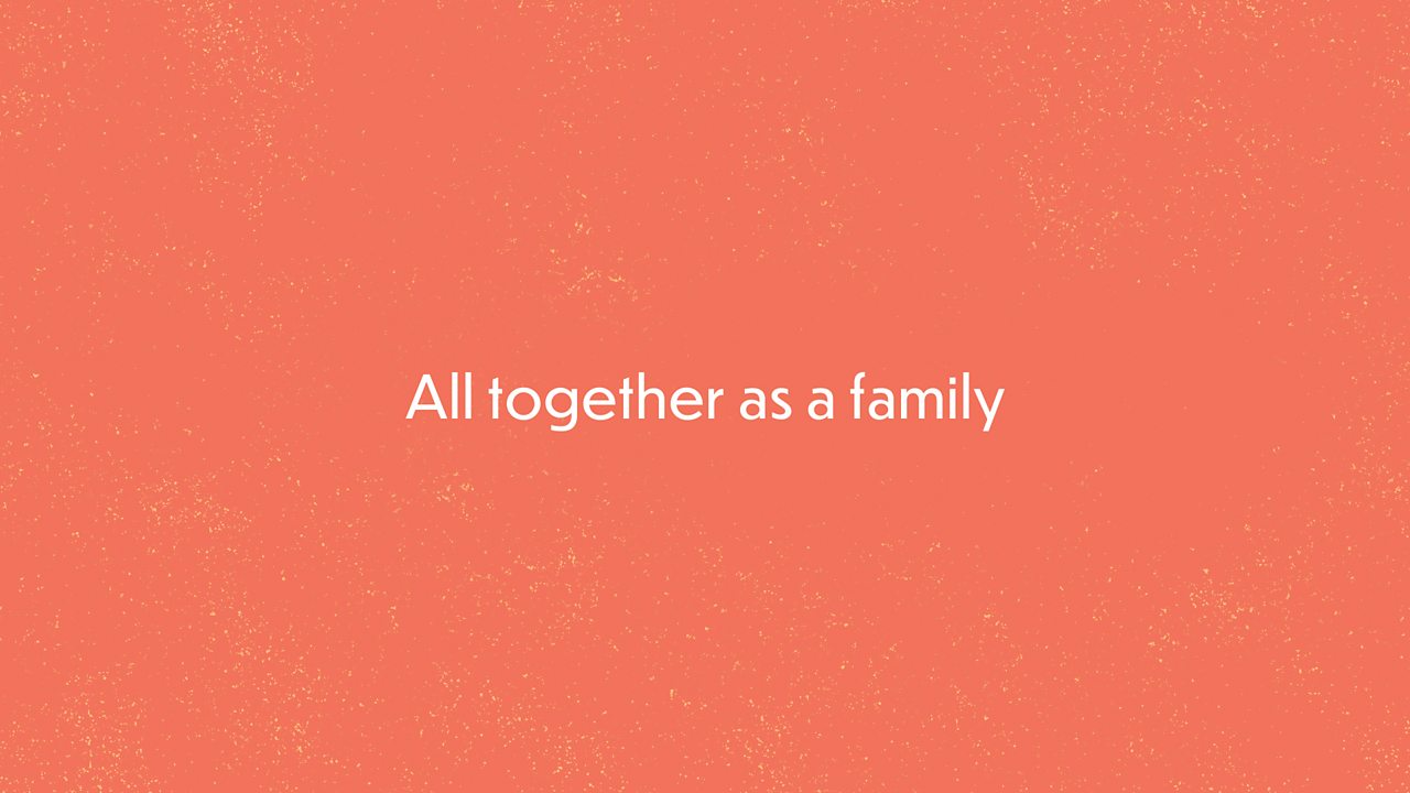 All together as a family