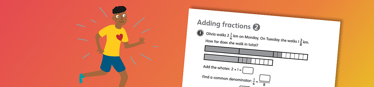 Add Fractions (Answer Greater Than 1) - Year 6 - P7 - Maths - Home Learning With Bbc Bitesize - Bbc Bitesize