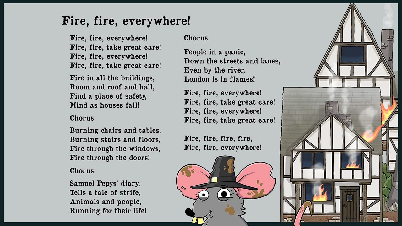 Fire, fire, everywhere! - lyrics