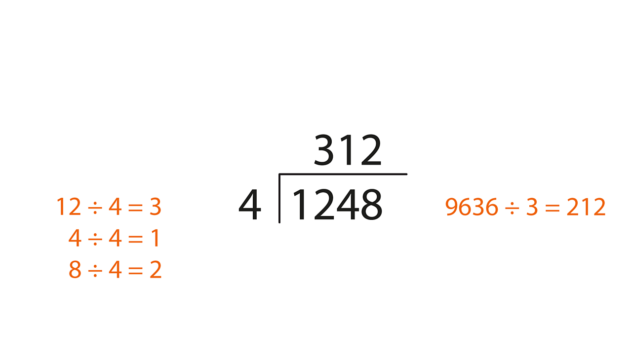 Divide Up To 4 Digits By 1 Digit Maths Learning With BBC Bitesize 