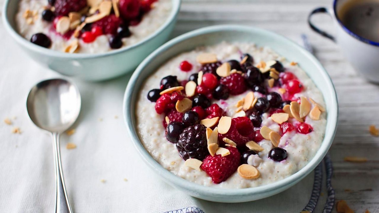 As the mornings get colder, porridge oats are back in our cupboards. Try porridge topped with frozen berries and nuts for a filling breakfast