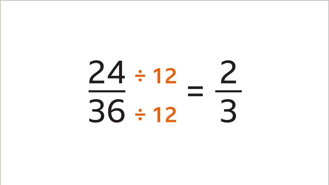 How to simplify fractions - KS3 Maths - BBC Bitesize - BBC Bitesize