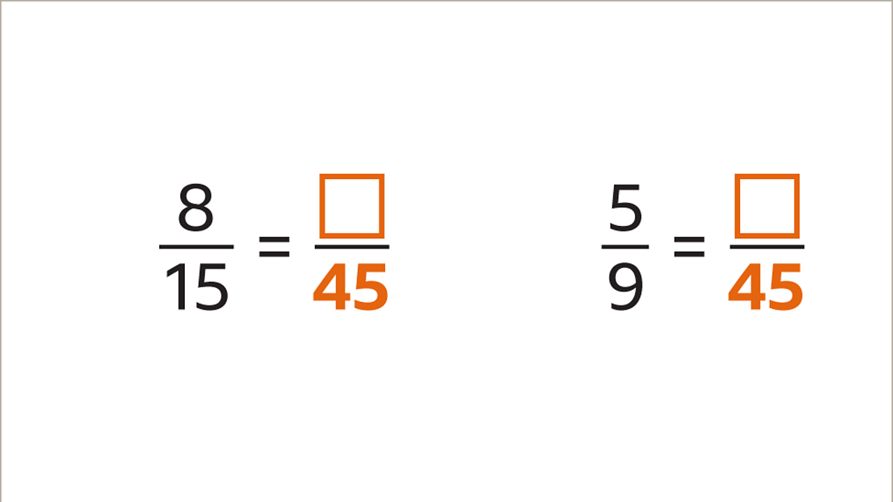 Learn about ordering fractions – KS3 Maths – BBC Bitesize - BBC Bitesize