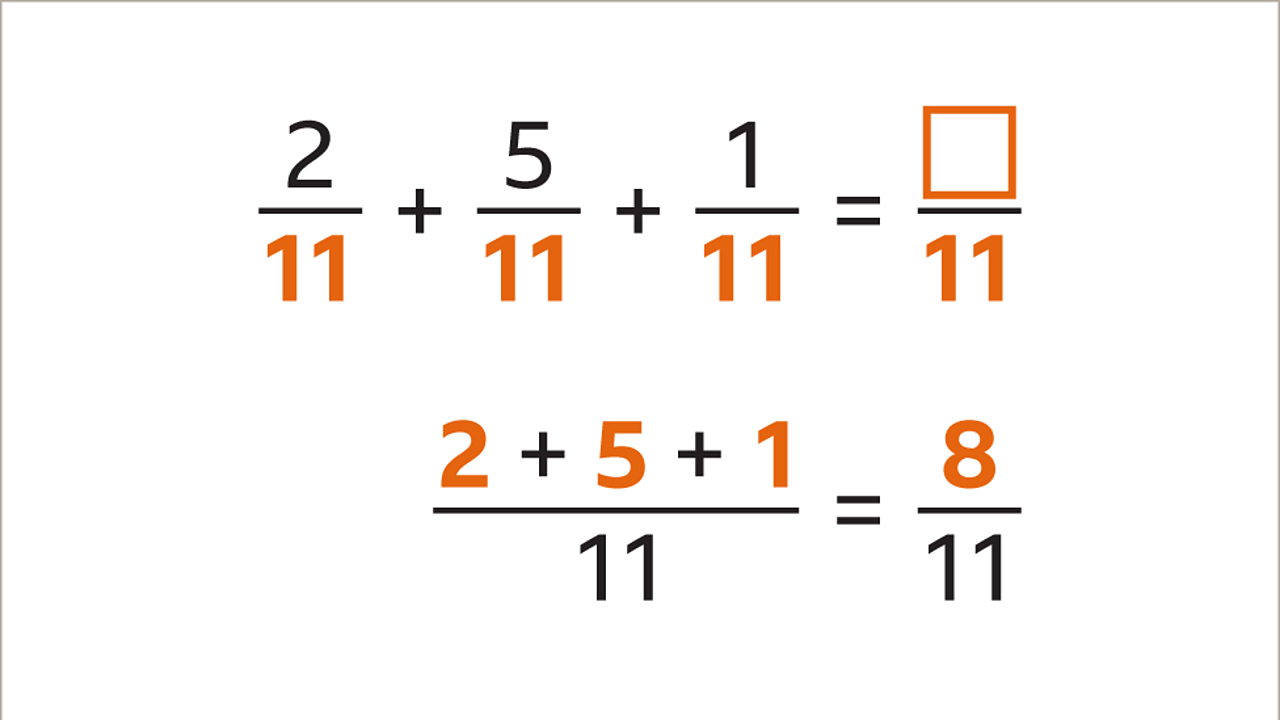 Learn how to add fractions – KS3 Maths – BBC Bitesize - BBC Bitesize