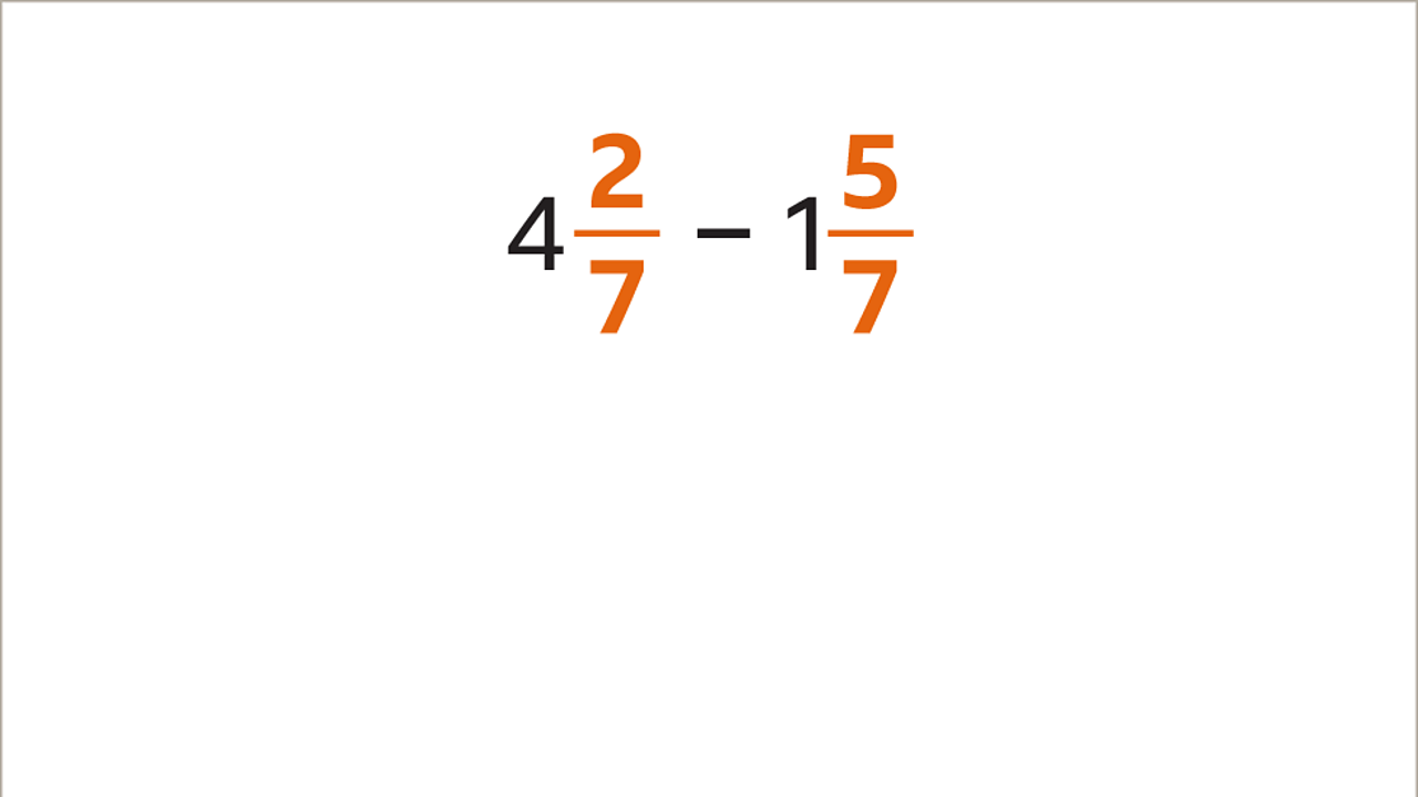 How To Subtract Fractions BBC Bitesize